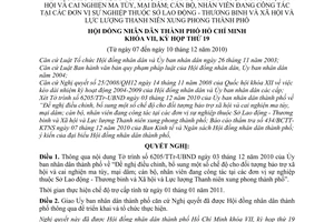 Nghị quyết 16/2010/NQ-HĐND điều chỉnh chế độ cho đối tượng bảo trợ xã hội