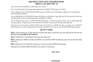 Nghị quyết 23/2010/NQ-HĐND chi phổ biến giáo dục pháp luật Bình Định