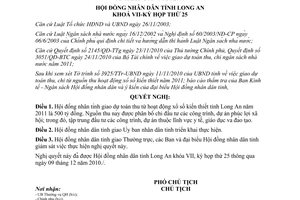 Nghị quyết số 152/2010/NQ-HĐND dự toán thu chi nguồn thu từ hoạt động xổ số