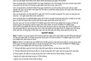 Nghị quyết 189/2010/NQ-HĐND kế hoạch nguồn vốn thưởng vượt thu 2009 đầu tư xây dựng 2011 Đồng Nai