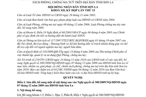 Nghị quyết 352/2010/NQ-HĐND sửa đổi Nghị quyết 300/2009/NQ-HĐND