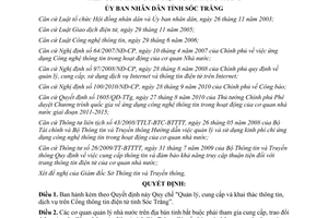 Quyết định 31/2010/QĐ-UBND Quy chế Quản lý khai thác thông tin dịch vụ Cổng thông tin Sóc Trăng