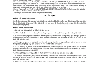 Quyết định 162/2010/QĐ-UBND giá đất trên địa bàn tỉnh Bắc Ninh