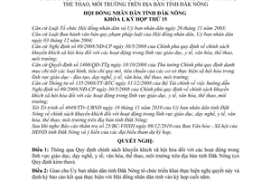 Nghị quyết 32/2010/NQ-HĐND thông qua Quy định chính sách khuyến khích xã hội hóa