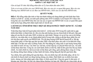 Nghị quyết 167/2010/NQ-HĐND nhiệm vụ kinh tế xã hội an ninh quốc phòng