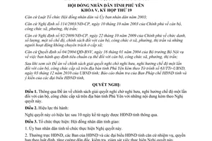 Nghị quyết 173/2010/NQ-HĐND chính sách giải quyết nghỉ chờ nghỉ hưu