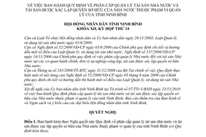 Nghị quyết 27/2010/NQ-HĐNĐ phân cấp quản lý tài sản nhà nước