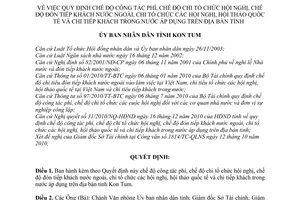 Quyết định 46/2010/QĐ-UBND chế độ công tác phí, chi tổ chức hội nghị