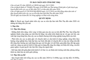 Quyết định 4401/2010/QĐ-UBND duyệt quy hoạch phát triển cây cao su trên