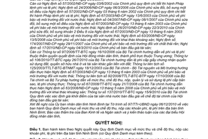 Nghị quyết 26/2010/NQ-HĐNĐ Danh mục mức thu và chế độ thu, nộp