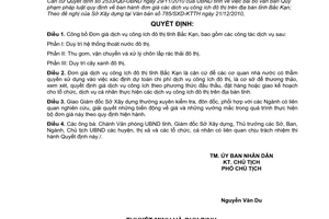 Quyết định 2850/QĐ-UBND công bố Đơn giá dịch vụ công ích đô thị