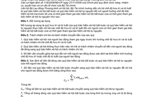 Thông tư liên tịch 39/2010/TTLT-BLĐTBXH-BTC hướng dẫn chi trả chế độ hưu trí