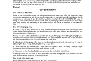 Thông tư 25/2010/TT-BKHCN hướng dẫn thủ tục cấp giấy phép vận chuyển hàng