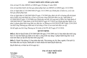 Quyết định 2138/QĐ-UBND năm 2010 hủy bỏ Quyết định 03/2005/QĐ-UB Lạng Sơn