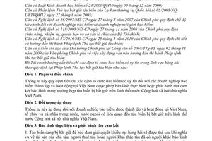 Thông tư 219/2010/TT-BTC hướng dẫn tiêu chí xác định tổ chức bảo hiểm có uy tín