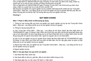 Thông tư liên tịch 41/2010/TTLT-BLĐTBXH-BYT hướng dẫn quy trình cai nghiện