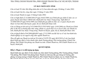 Quyết định 49/2010/QĐ-UBND tiêu chuẩn Trưởng phòng Phó Trưởng phòng Thanh tra tỉnh