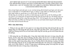 Thông tư 221/2010/TT-BTC quản lý sử dụng kinh phí kế hoạch đào tạo