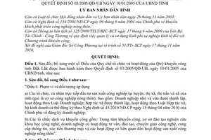 Quyết định 38/2010/QĐ-UBND sửa đổi Quy chế tổ chức và hoạt động Quỹ khuyến công