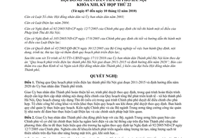 Nghị quyết 17/2010/NQ-HĐND Quy hoạch phát triển điện lực thành phố Hà Nội