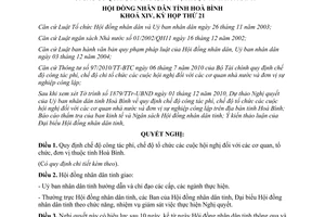 Nghị quyết 168/2010/NQ-HĐND chế độ công tác phí chế độ tổ chức hội nghị