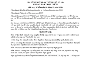 Nghị quyết 21/2010/NQ-HĐND quy định mức chi công tác phí hội nghị