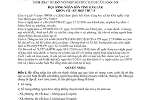 Nghị quyết 33/2010/NQ-HĐND chức danh, số lượng, hệ số phụ cấp