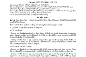 Quyết định 4167/2010/QĐ-UBND điều chỉnh Quyết định 3997/2009/QĐ-UBND