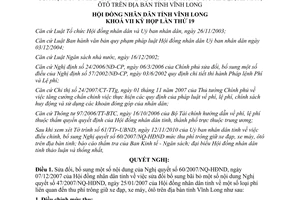 Nghị quyết 139/2010/NQ-HĐND sửa đổi mức thu phí trông giữ xe đạp xe máy ô tô