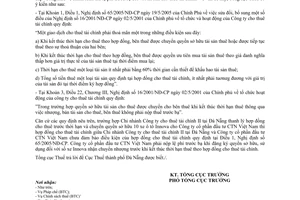 Công văn 4957/TCT-CS lệ phí trước bạ tài sản cho thuê tài chính