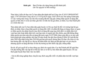 Công văn 8196/CT-THNVDT thu tiền sử dụng đất khi cấp Giấy chứng nhận