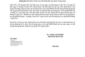 Công văn 5384/BHXH-BC chi trả lương hưu trợ cấp bảo hiểm xã hội