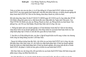 Công văn 8920/CT-PC  tăng cường công tác thanh tra, kiểm tra sau hoàn thuế