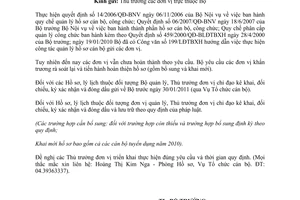 Công văn 4697/LĐTBXH-TCCB quản lý hồ sơ cán bộ, công chức