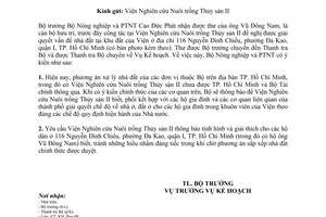 Công văn 7182/BNN-KH nhà đất hộ gia đình