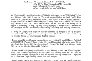 Công văn 2187/TTg-KTN thu tiền sử dụng đất Khu đô thị mới Phú Mỹ Hưng