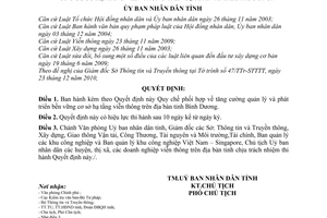 Quyết định 01/2011/QĐ-UBND Quy chế phối hợp tăng cường quản lý và phát triển