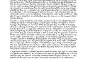 Chỉ thị số 01/2011/CT-UBND nhiệm vụ quốc phòng quân sự địa phương 2011 Hải Dương