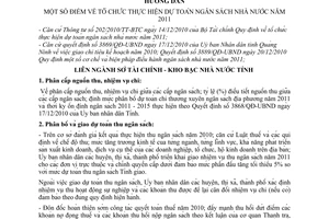 Hướng dẫn 68/STC-KBNN  tổ chức thực hiện dự toán ngân sách nhà nước