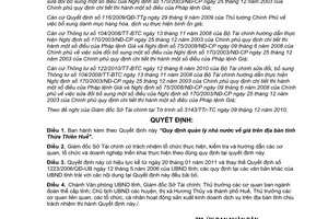 Quyết định 02/2011/QĐ-UBND quản lý Nhà nước về giá trên địa bàn Thừa Thiên Huế