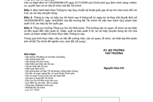 Thông tư 03/2011/TT-BTC Quy chuẩn kỹ thuật quốc gia dự trữ nhà nước