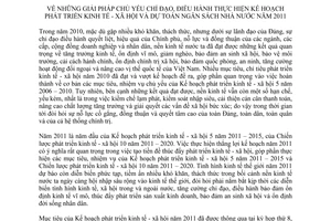 Nghị quyết 02/NQ-CP những giải pháp chủ yếu chỉ đạo, điều hành