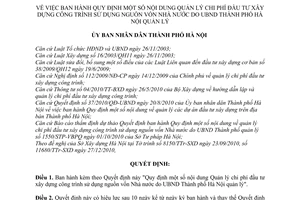 Quyết định 02/2011/QĐ-UBND Quản lý chi phí đầu tư xây dựng công trình