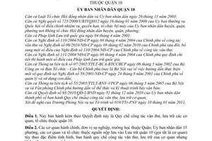 Quyết định 001/2011/QĐ-UBND Quy chế công tác văn thư, lưu trữ