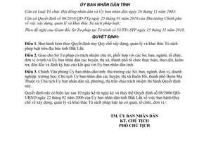 Quyết định 02/2011/QĐ-UBND xây dựng quản lý khai thác Tủ sách pháp luật Đắk Lắk