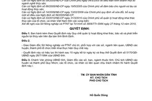 Quyết định 02/2011/QĐ-UBND Quy chế quản lý hoạt động khai thác