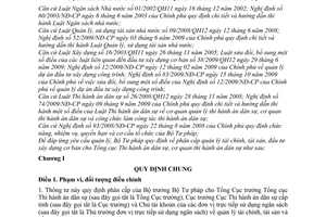 Thông tư 03/2011/TT-BTP phân cấp quản lý tài chính, tài sản, đầu tư xây dựng