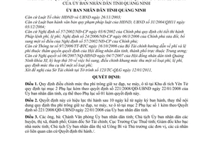 Quyết định 155/2011/QĐ-UBND điều chỉnh mức phí trông giữ xe đạp, xe máy, ô tô