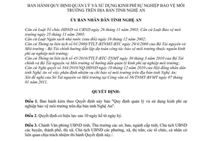 Quyết định 04/2011/QĐ-UBND quản lý và sử dụng kinh phí sự nghiệp