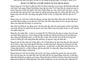 Điều lệ Đảng Cộng sản Việt Nam năm 2011